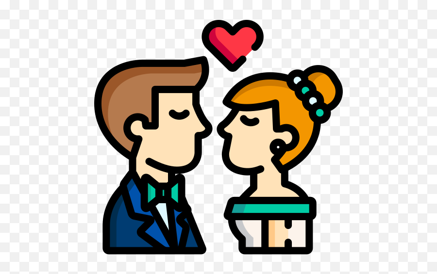 Wedding Kiss - Free Valentines Day Icons Emoji,Romantic Kiss Emoticon