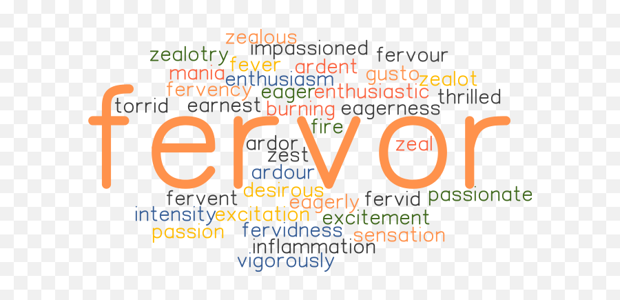 Fervor Synonyms And Related Words What Is Another Word For - Vertical Emoji,Plea To Emotion