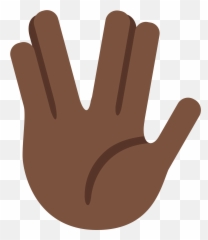 Filetwemoji2 1f596 - 1f3ffsvg Wikimedia Commons Emoji,Black Hand Signs Emojii