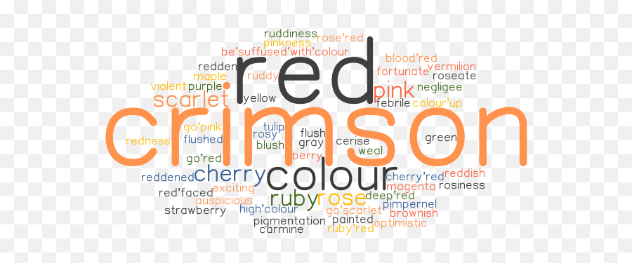 Crimson Synonyms And Related Words What Is Another Word - Vertical Emoji,Emotions Associated With Red