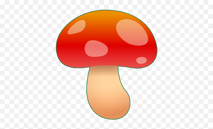 Mushroom - Dot Emoji,Mushroom Emoji
