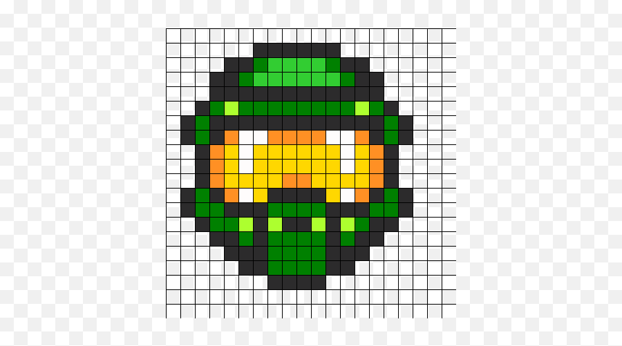 Pin På Random - Facil Pixel Art Cuadriculado Emoji,Perler Bead Emoji Template