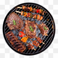 Barbecue Grill Png - Barbeque Meat White Background Emoji,Grilling Emoji