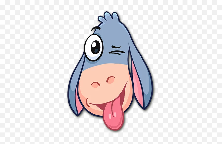 Donkey - Donkey King Sticker For Whatsapp Emoji,Donkey Emoji Whatsapp