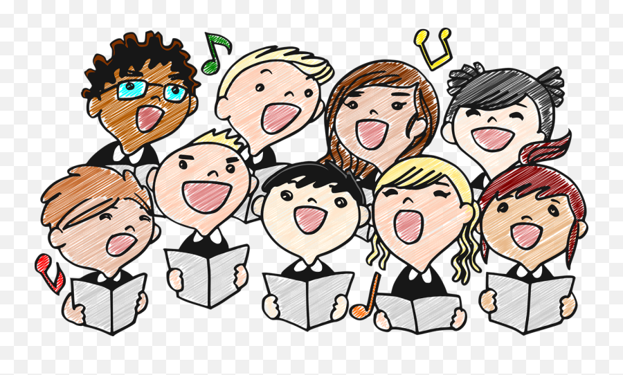 Ya Llegamos A Quinto - Praise The Lord Cartoon Emoji,Emotions Singing Group