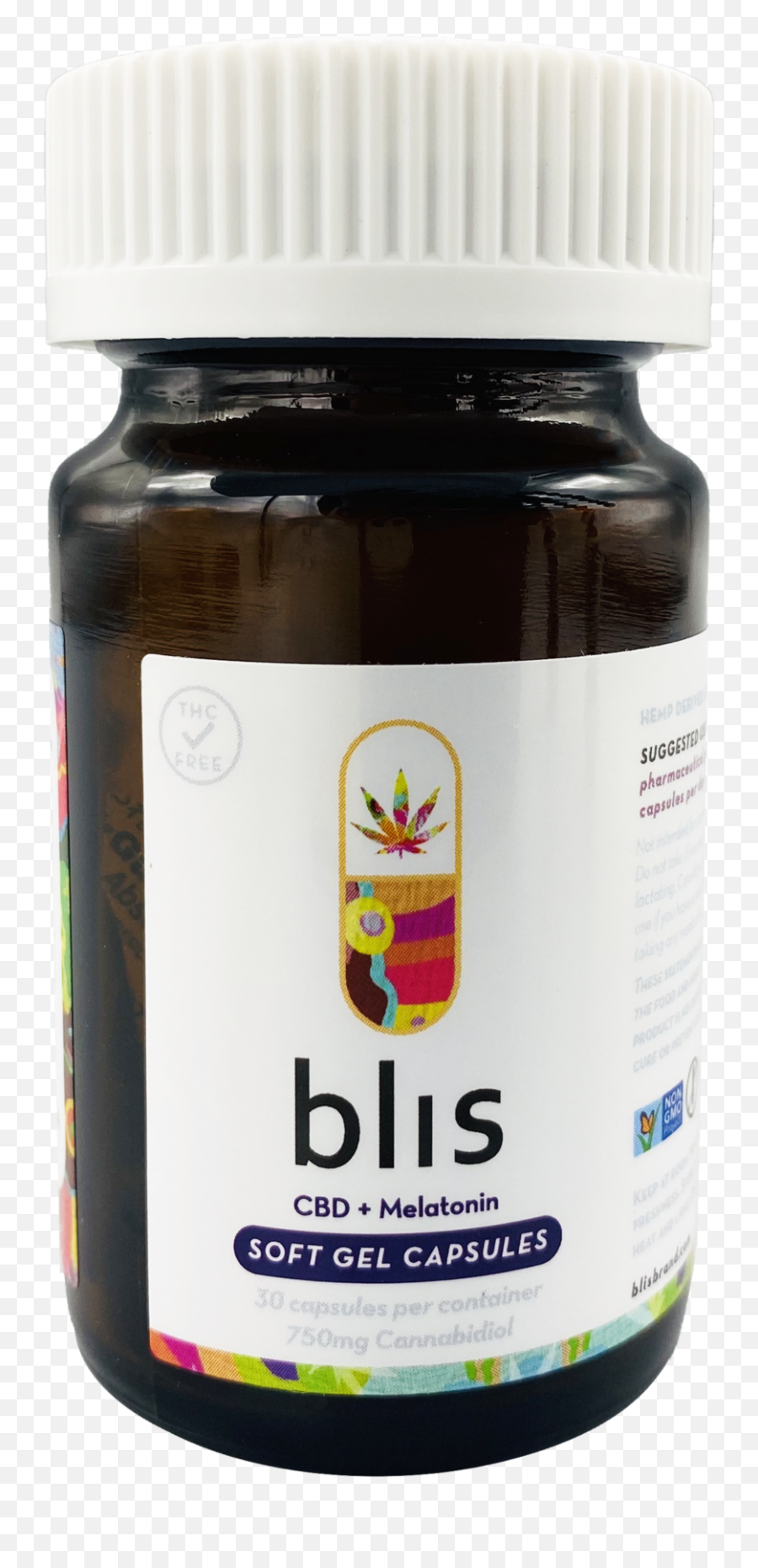 Blis Soft Gel Capsules 750 Melatonin U2013 Blis - Solution Emoji,Emoji Bottle Caps