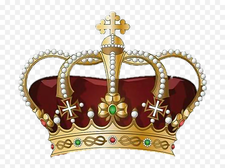 Crown King Queen Big Prince Sticker - King Crown Transparent Emoji,Prince Crown Emoji