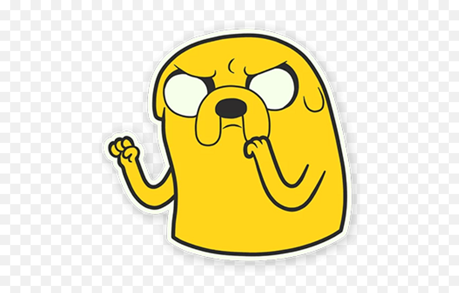 Jake The Dog Fighting Sticker - Adventure Time Jake Fighting Emoji,Fighting Emoticon