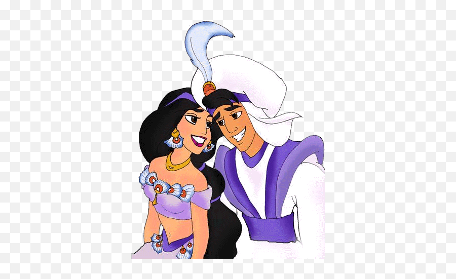 Punk Disney Princesses - Princess Jasmine Et Prince Aladdin Emoji,Alladin And Jasmine Emojis
