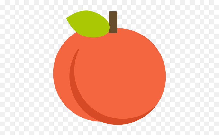 Orange Fruit Flat - Transparent Png U0026 Svg Vector File Fruit Png Vexels Emoji,Apple Tulip Emoticon