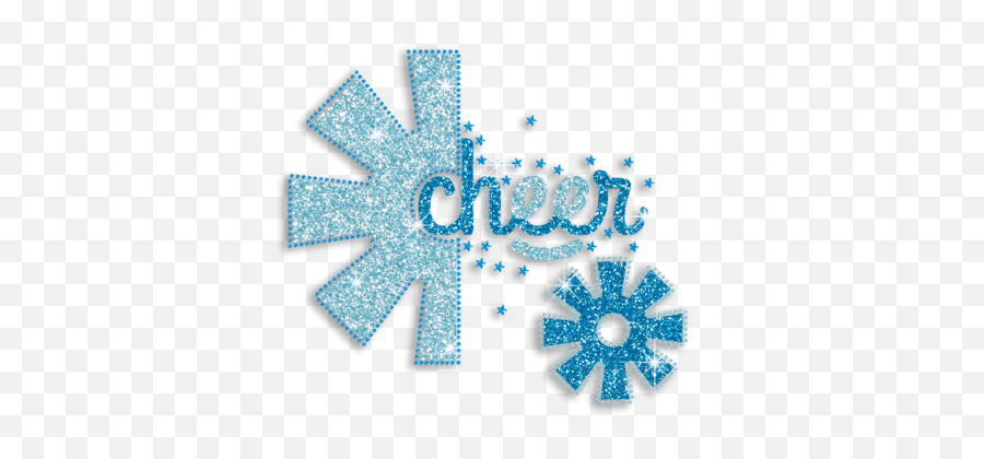 Beautiful Blue Cheer Snowflake Rhinestone Glitter Nailhead - Dot Emoji,Aqua Blue Color And Emotions