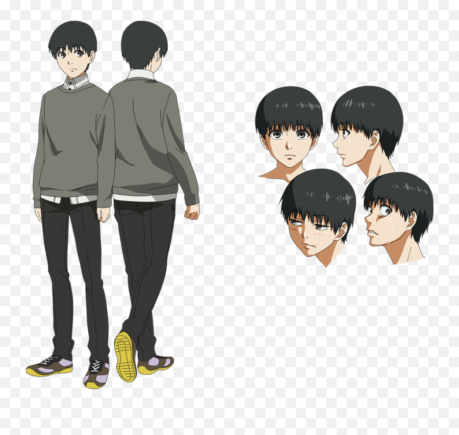 Pin - Kaneki Ken Character Emoji,Anime Emotion Model Sheet