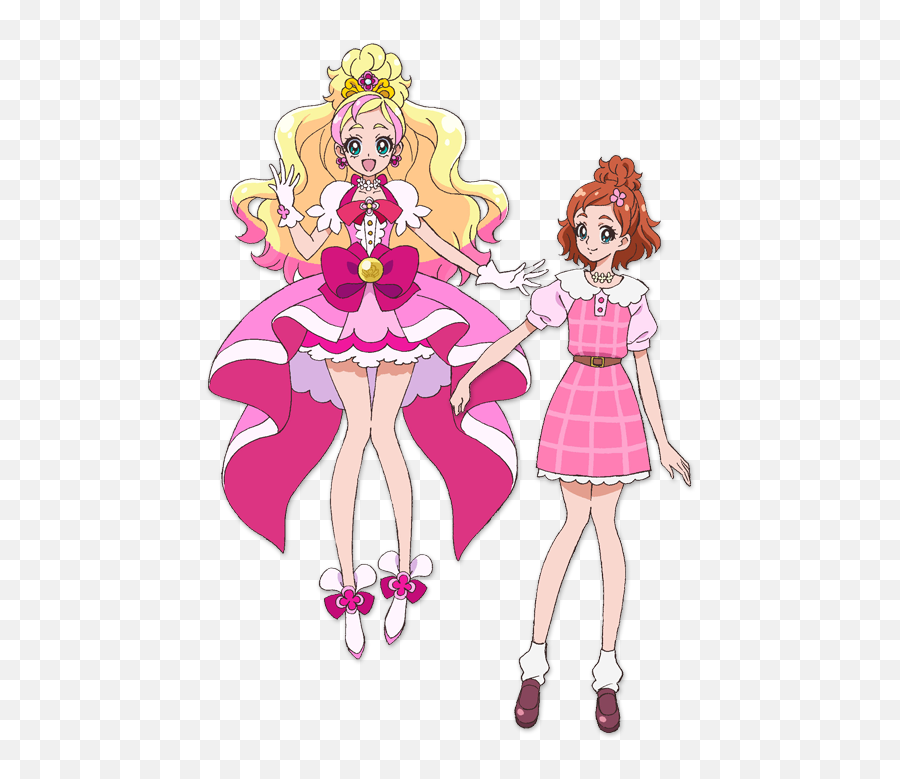 Princess Pretty Cure Characters - Go Princess Precure Cure Flora Emoji,