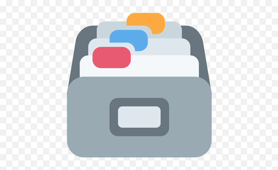 Card File Box Emoji Meaning With Pictures From A To Z - File Emoji,Emojis And Meanings