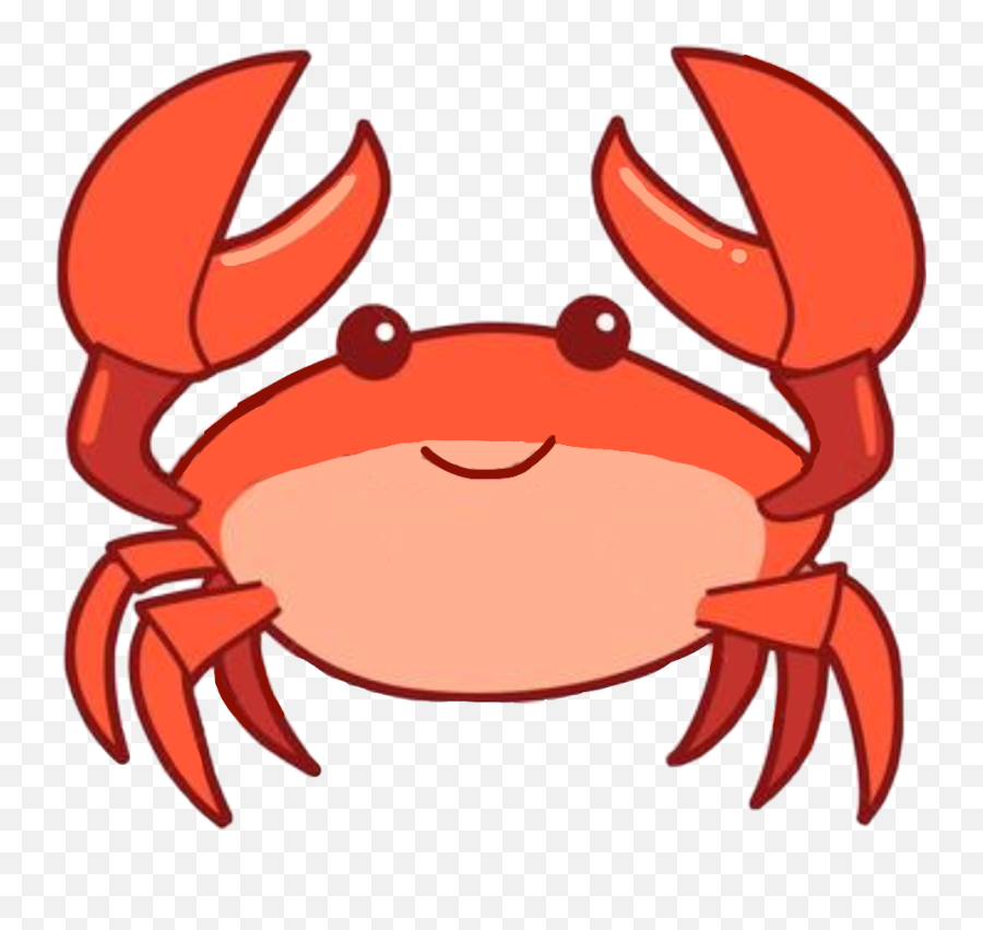 To - Cartoon Crab Hand Emoji,Crab Emoji