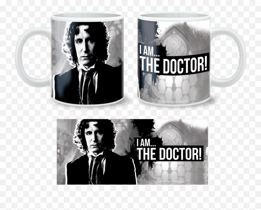 Doctor Who Anniversary Collection Mug The Eighth Doctor - Magic Mug Emoji,Dabb Emoticon