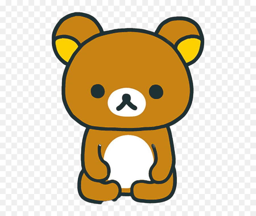Rilakkuma Bear Transparent Background - Cartoon Rilakkuma Emoji,Bear Playing Guitar Emoji