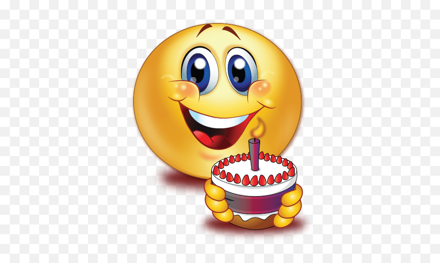 Animated Emoji Birthday Cake - Happy Birthday Emoji,Face Emojis Bithday