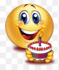 Animated Emoji Birthday Cake - Happy Birthday Emoji,Face Emojis Bithday