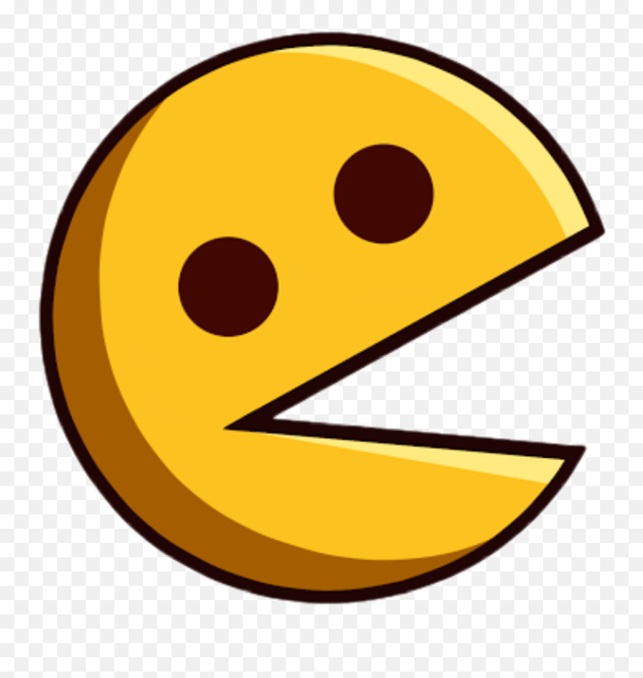 Pacman Sticker - Pacman Emoji Clipart Full Size Clipart Pacman Emoji Png,Old Man Boy Ghost Emoji