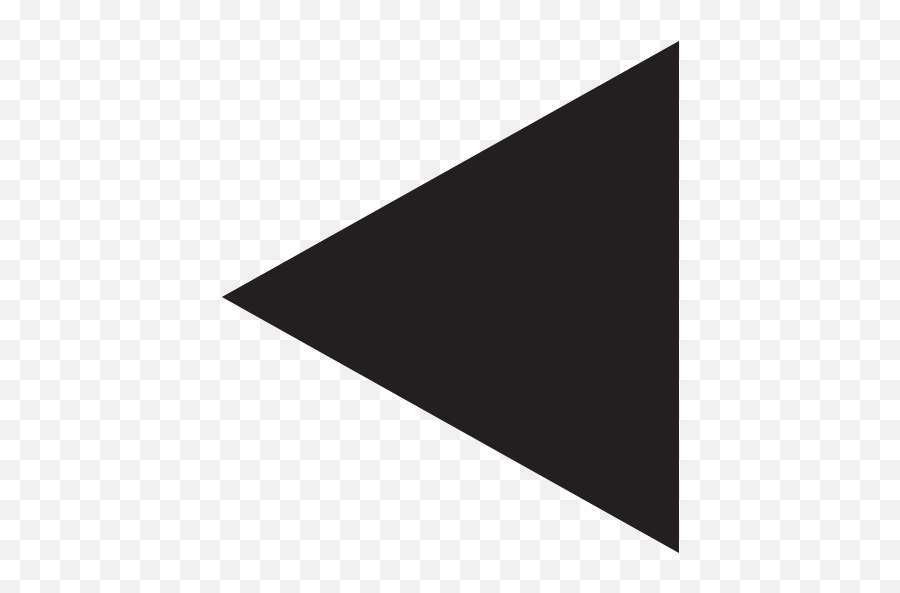 Black Left - Black Triangle Facing Left Emoji,Black Triangle Emoji