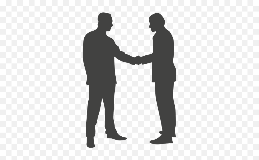 Two Businessmen Shaking Hands - Businessmen Shaking Hands Png Emoji,Handshake Emoji Transparent Bakcground