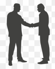 Two Businessmen Shaking Hands - Businessmen Shaking Hands Png Emoji,Handshake Emoji Transparent Bakcground