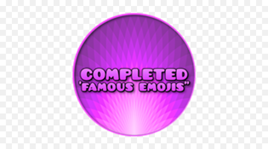 Completed Famous Emojis Stage - Roblox Dot,Classic Emojis