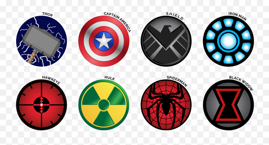 Thank You - Emblem Clipart Full Size Clipart 753871 Shield Marvel Emoji,Download Hawkeye Emoji