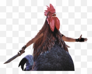 Trending Hen Stickers - Bird Hybrids Emoji,Rooster + Chicken Leg Emoji