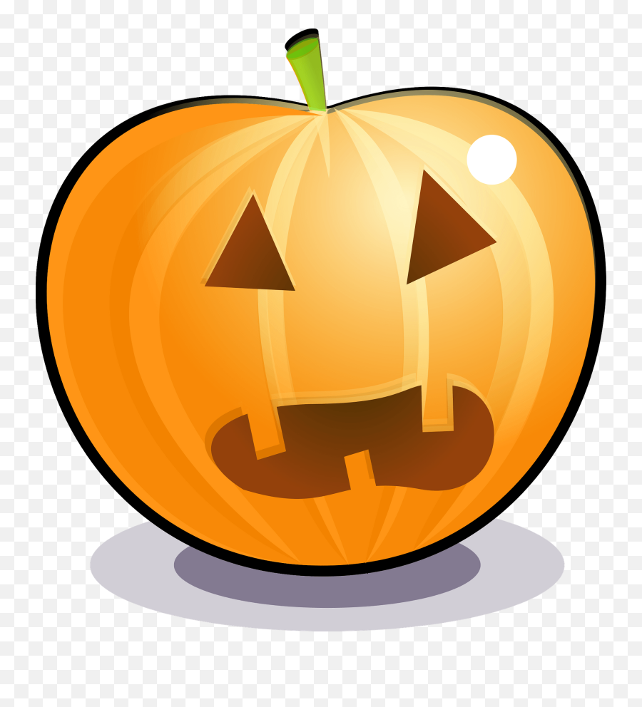 Free Clip Art Scared Pumpkin By Magnesus - Worried Pumpkin Face Clipart Emoji,Pumpkin Set With Different Emotions For Coloring