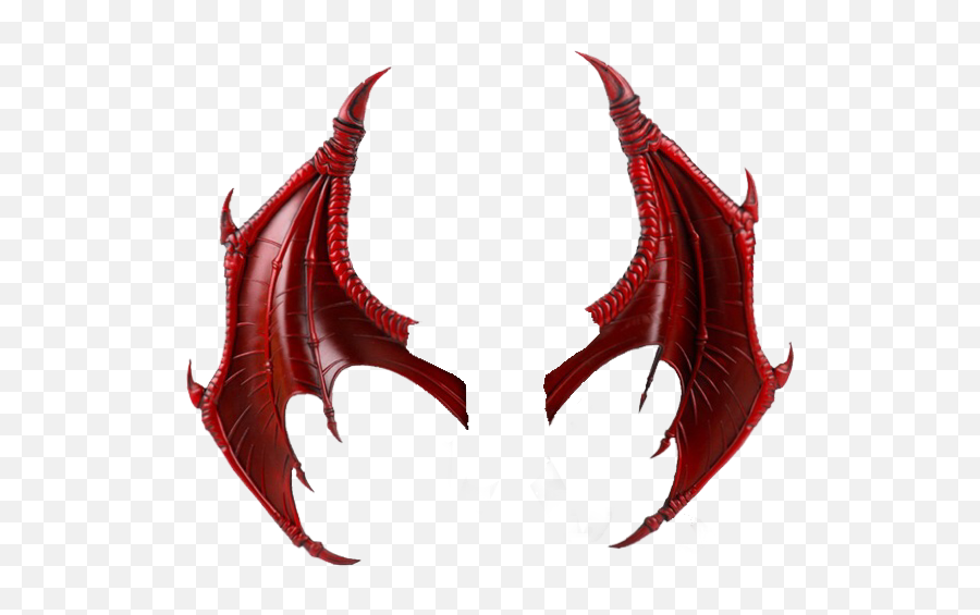 Stickergang Red Dragon Demon Wings - Red Dragon Wings Transparent Emoji,Red Dragon Emoji