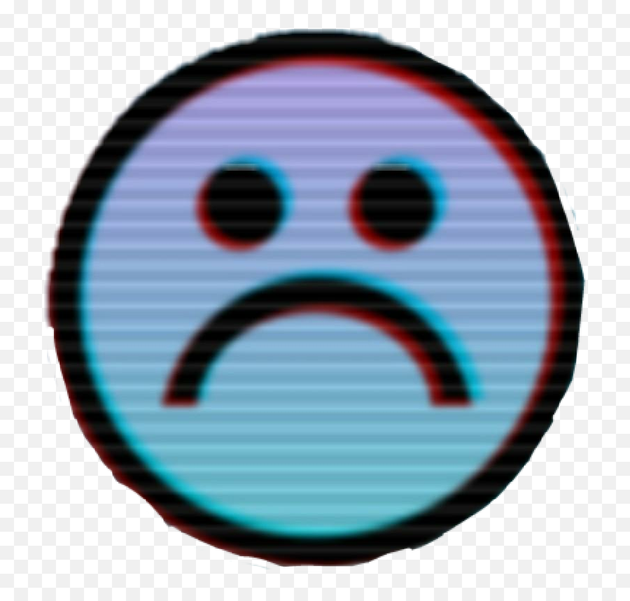 Sad Triste Emogi Rmogisad Sticker By Lucas Henrique - Aesthetic Sad Face Png Emoji,Lucas In Emoticons