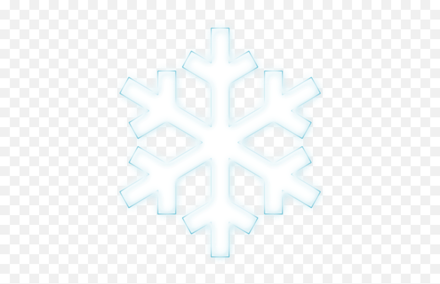 Vector Graphics Of Pale Blue Snowflake Emoji,Snow Falke Emoji