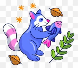 Racoon Stickers Emoji,Raccoon Couple Emoji