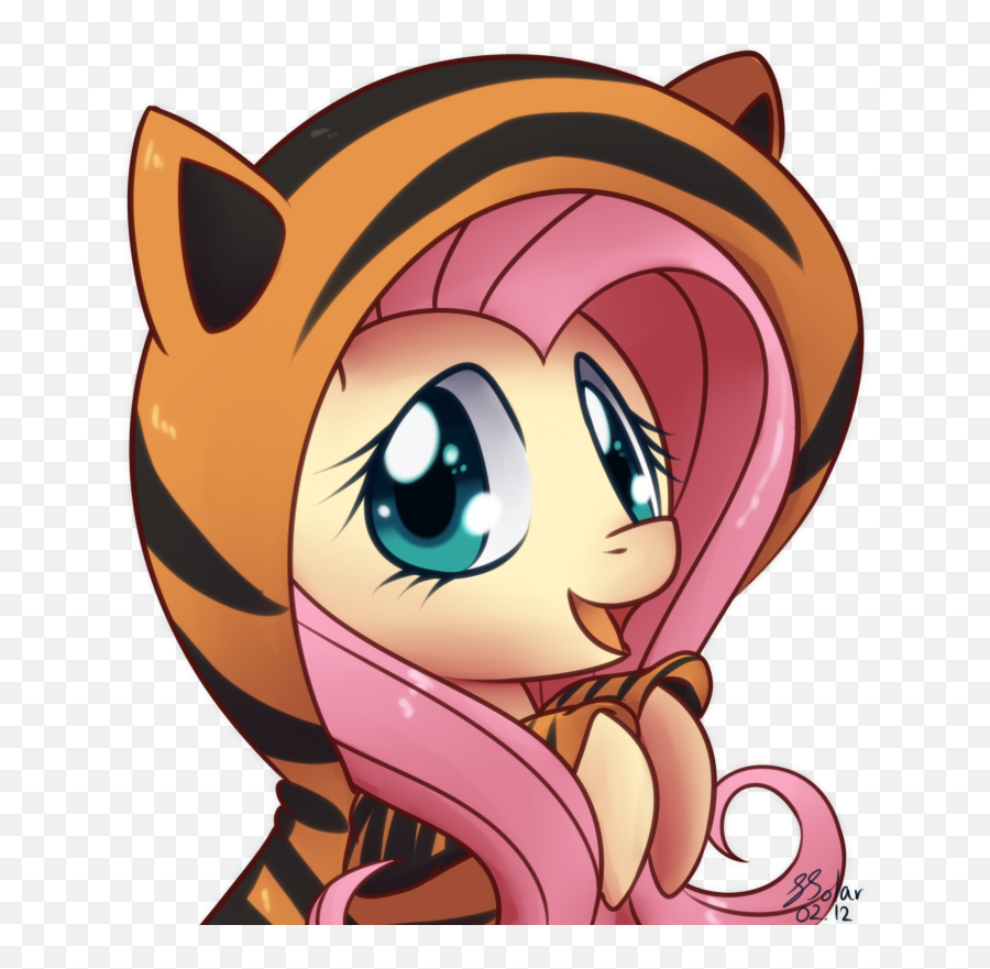 Can Post More Ponies In Tiger Costumes For This Album Emoji,Shy Emotion Face Drawing