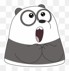 We Bare Bears Silly Panda Sticker U2013 Artofit Emoji,Bear+hot Emoji