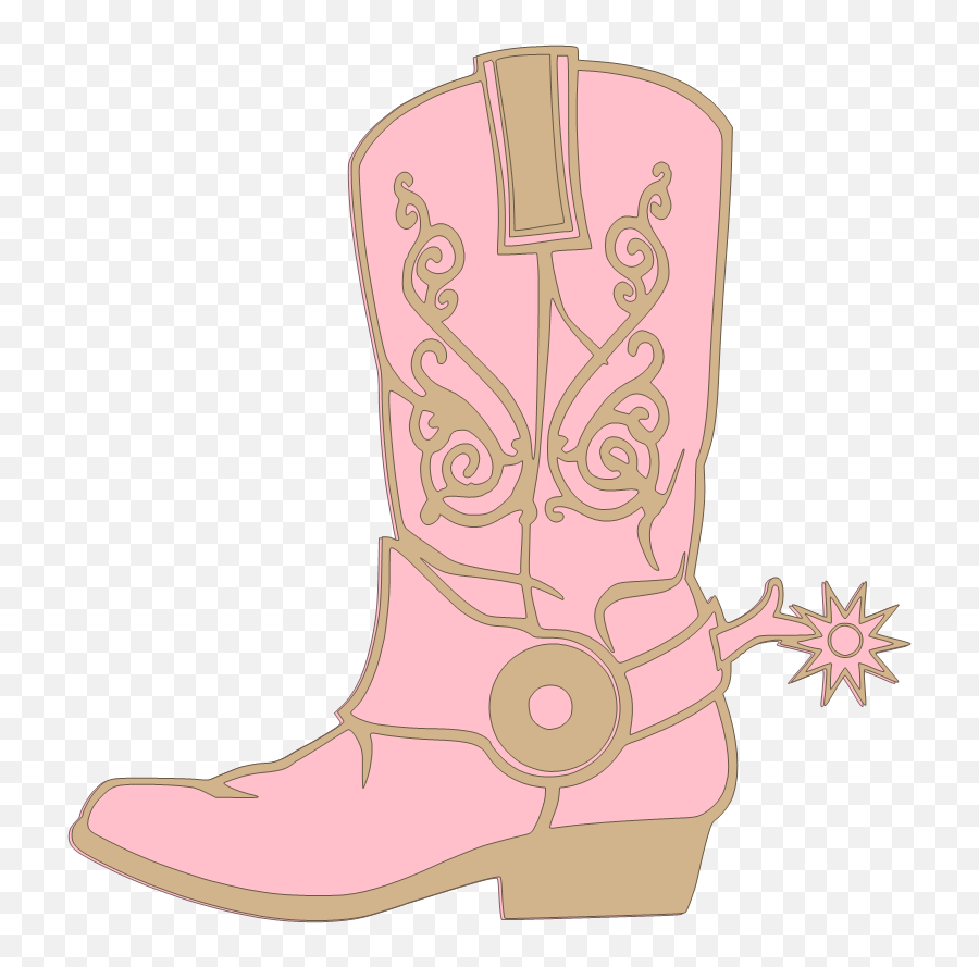 Cowgirl Clipart Brown Cowboy Boot - Cowgirl Boot Png Emoji,Cowboy Boots Emoji