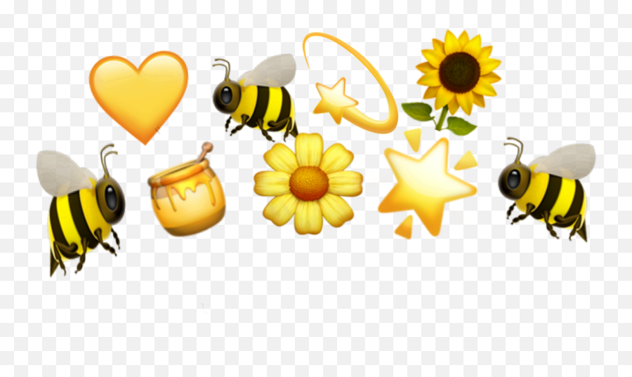 The Most Edited Yellowcrown Picsart Emoji,Bee Hive Emoji