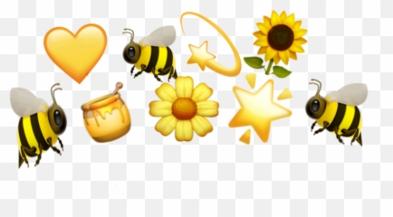 The Most Edited Yellowcrown Picsart Emoji,Bee Hive Emoji
