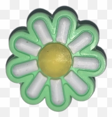 Green Flower Emoji,White Daisy Emoji