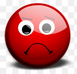 Angry Face Emoji Png - Emoji Red Sad Face,Angry Kiss Emoji