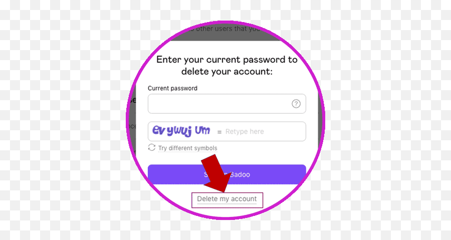 How To Delete Badoo Account On Iphone Android App Pc - Tree Rings Emoji,Verified Account Emoji