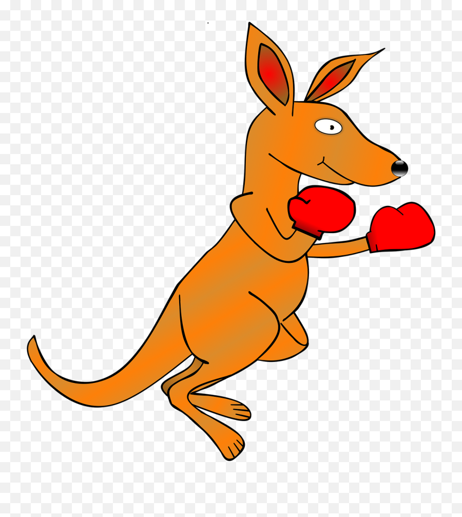 Free Illustration Kangaroo Clip Art Ing - Kangaroo With Boxing Gloves Cartoon Emoji,Kangaroo Emoji