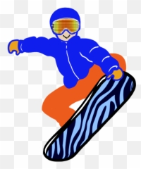 Snowboarder Blue Hat - Snowboard Clipart Transparent Background Emoji,Blue Hat Emoji