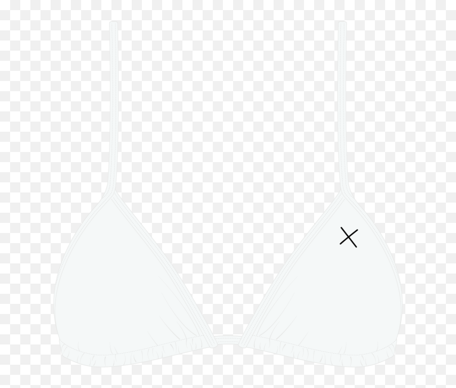 Venice White Bikini Top Ii - White Bikini Top Png Emoji,Emoji Bikini Top