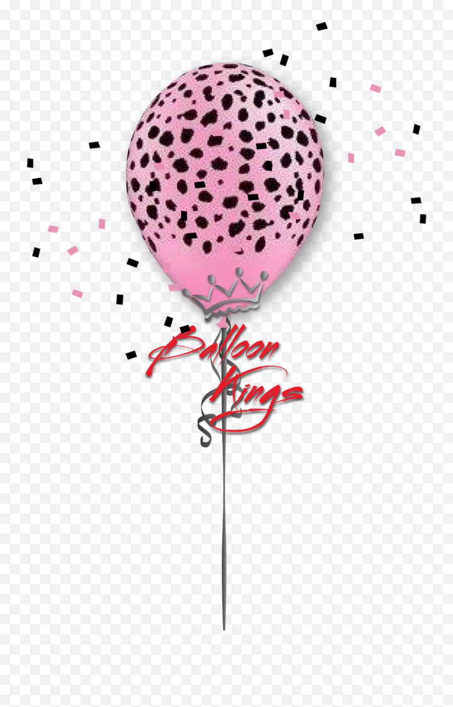 11in Safari Neon - Pink Cheetah Animal Print Balloon Emoji,Cheetah Emoji
