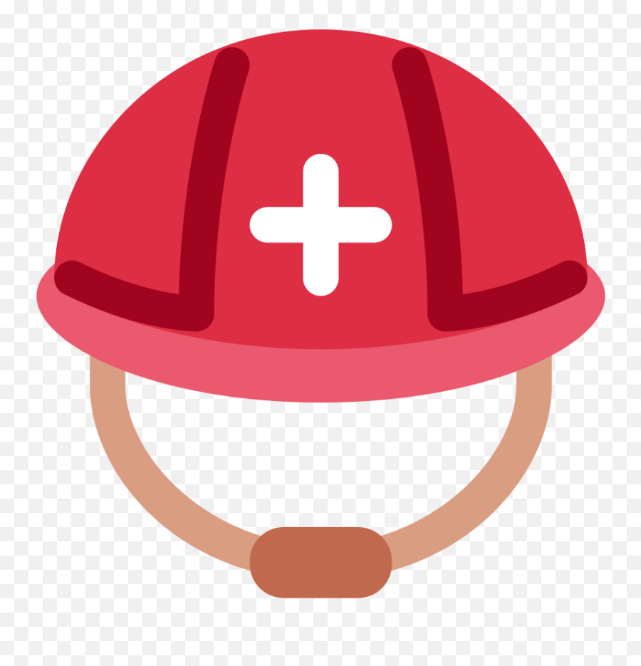 Capacacete De Socorrista Emoji - Helmet Emoji,Emoticon Vomito Whatsapp