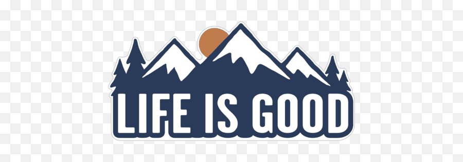 Accessories Mountains Sticker Life Is Good Official Site - Mountains Sticker Emoji,Emoji Answers 48