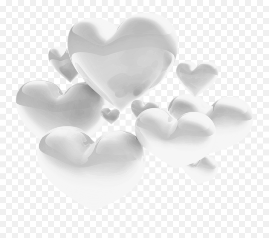 Hearts Corazones White Blanco Sticker - Romantic Emoji,Corazon Blanco Emoji